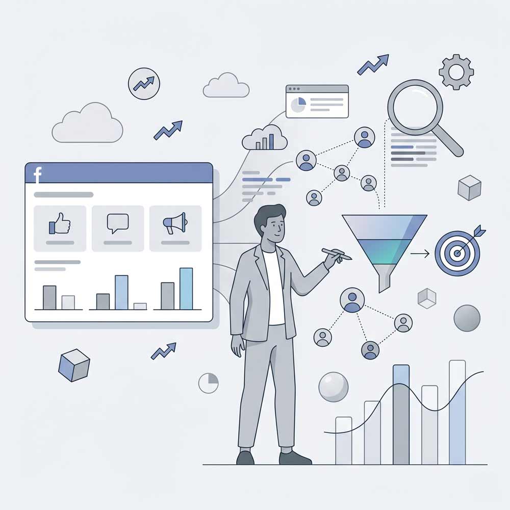 High rates: Facebook data analysis